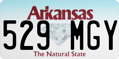 AR license plate 529MGY
