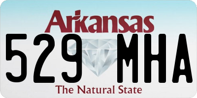 AR license plate 529MHA