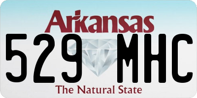 AR license plate 529MHC