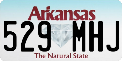 AR license plate 529MHJ
