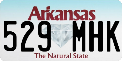 AR license plate 529MHK