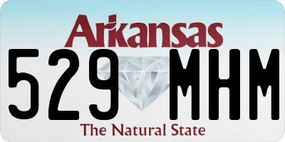 AR license plate 529MHM