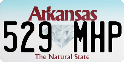 AR license plate 529MHP