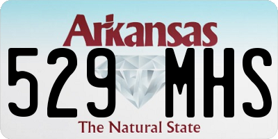 AR license plate 529MHS