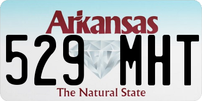 AR license plate 529MHT
