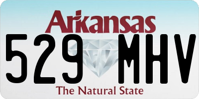AR license plate 529MHV