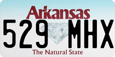 AR license plate 529MHX