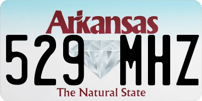 AR license plate 529MHZ