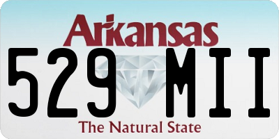 AR license plate 529MII