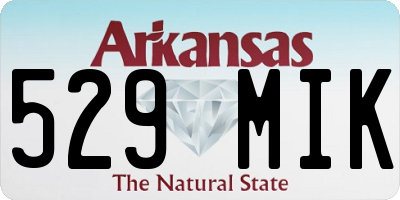 AR license plate 529MIK