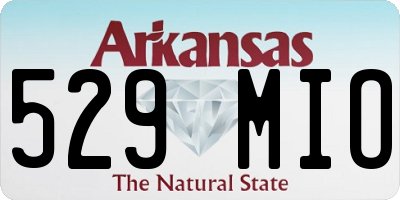 AR license plate 529MIO