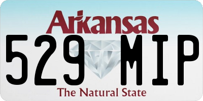 AR license plate 529MIP