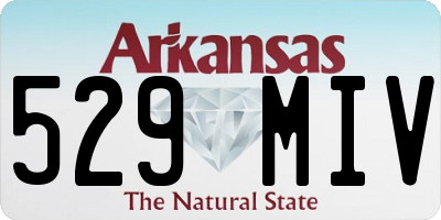 AR license plate 529MIV