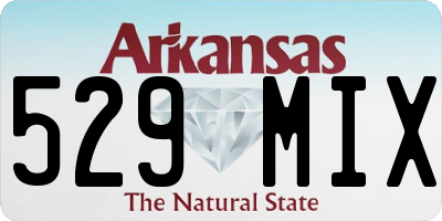 AR license plate 529MIX