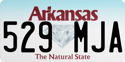 AR license plate 529MJA
