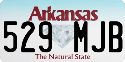 AR license plate 529MJB