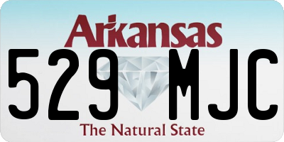 AR license plate 529MJC