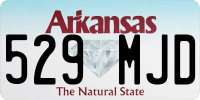 AR license plate 529MJD