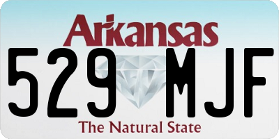 AR license plate 529MJF
