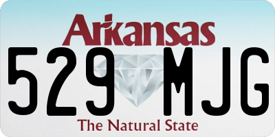 AR license plate 529MJG