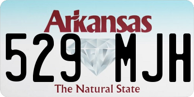 AR license plate 529MJH