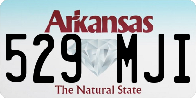 AR license plate 529MJI