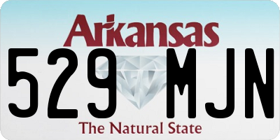 AR license plate 529MJN