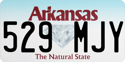 AR license plate 529MJY