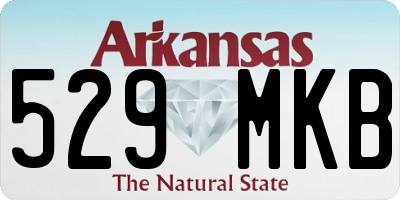 AR license plate 529MKB