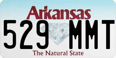AR license plate 529MMT
