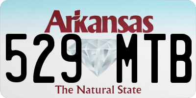 AR license plate 529MTB