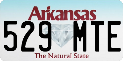 AR license plate 529MTE