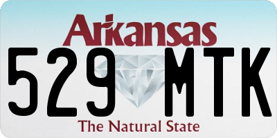 AR license plate 529MTK