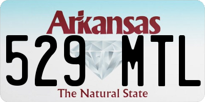 AR license plate 529MTL