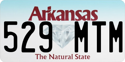 AR license plate 529MTM