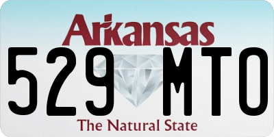 AR license plate 529MTO