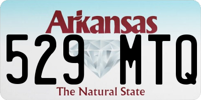 AR license plate 529MTQ