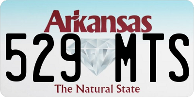 AR license plate 529MTS
