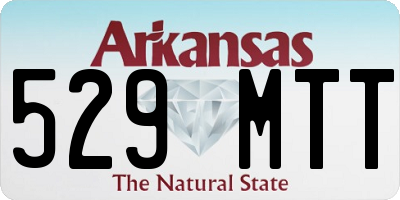 AR license plate 529MTT