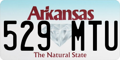 AR license plate 529MTU