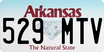 AR license plate 529MTV
