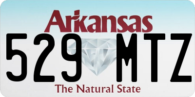 AR license plate 529MTZ