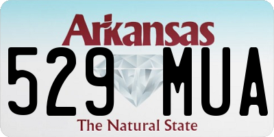 AR license plate 529MUA