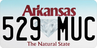 AR license plate 529MUC