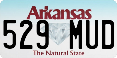 AR license plate 529MUD