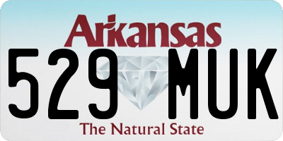 AR license plate 529MUK
