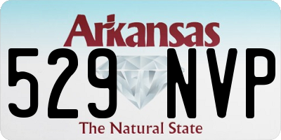 AR license plate 529NVP