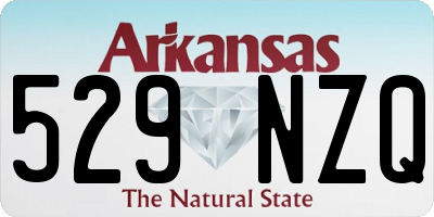 AR license plate 529NZQ