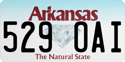 AR license plate 529OAI