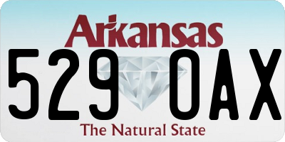 AR license plate 529OAX